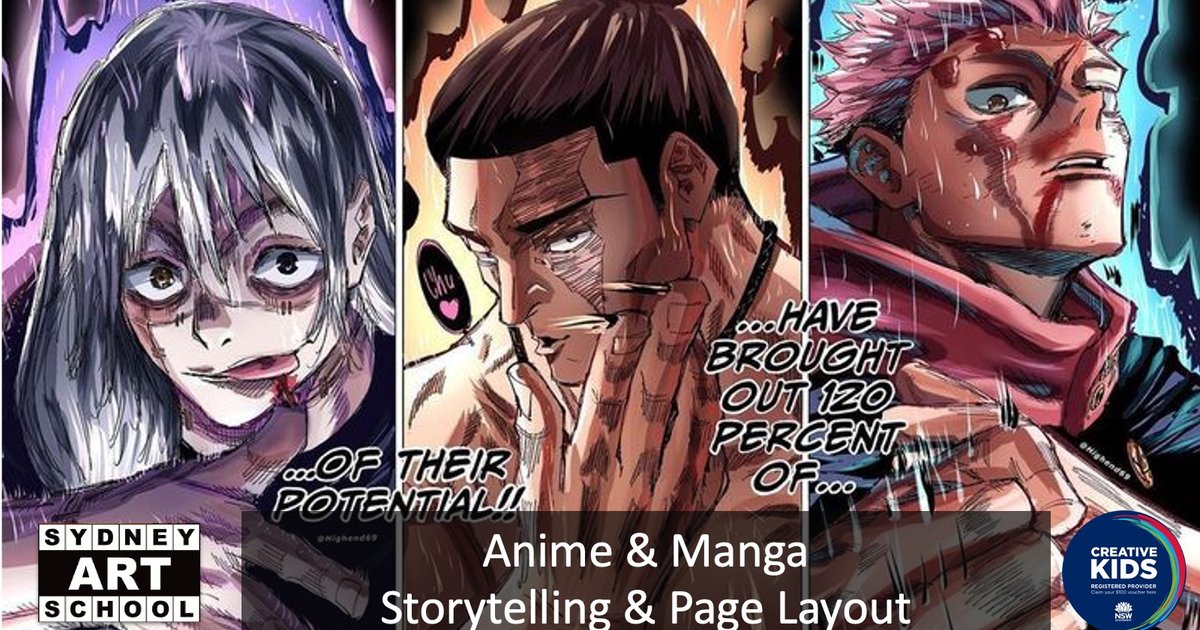 Anime & Manga – Storytelling & Page Layout Fundamentals (Baulkham Hills)